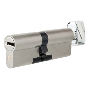 Цилиндр Apecs Premier XR-70-C15-NI, 35x35 мм, ключ/вертушка, цвет никель