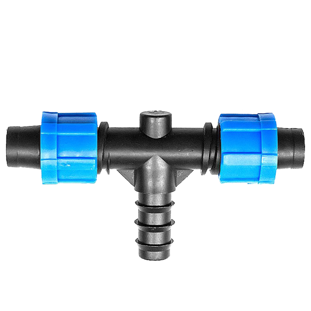 2814 Тройник для подводки шланга 16мм" на две капельные ленты 16мм LAB.Space  - Вид №2