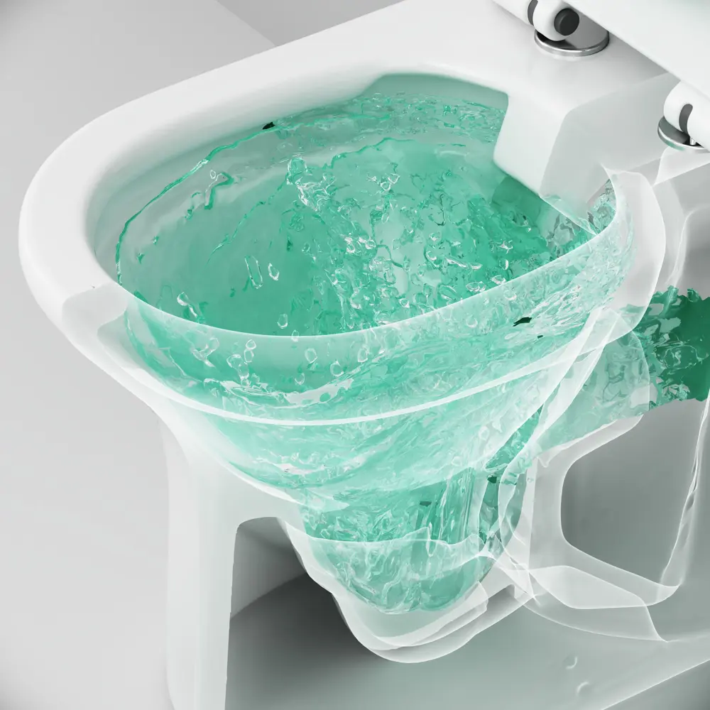 Унитаз-компакт AM.PM Stern с каскадным смывом и гигиеничным дизайном 89413035 STLM-1572036 - Вид №3