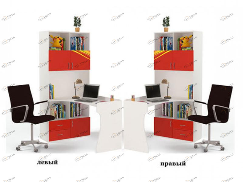 Стол-стеллаж ABC-KING Champion правый , красная 4631148150188