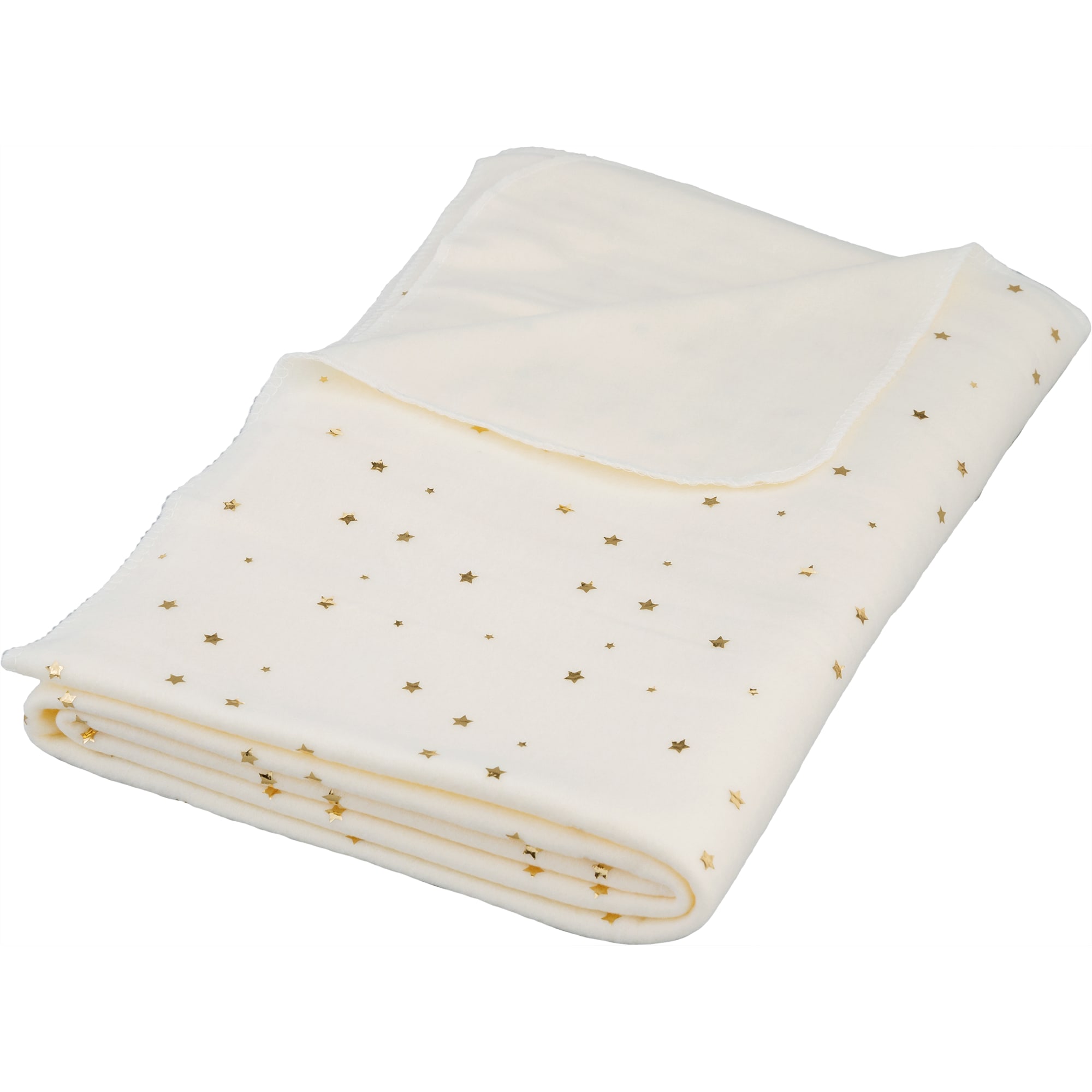 82647032 Плед «Звёздочки» 130x170 см флис цвет бежевый Новый год Santreyd  - Вид №2