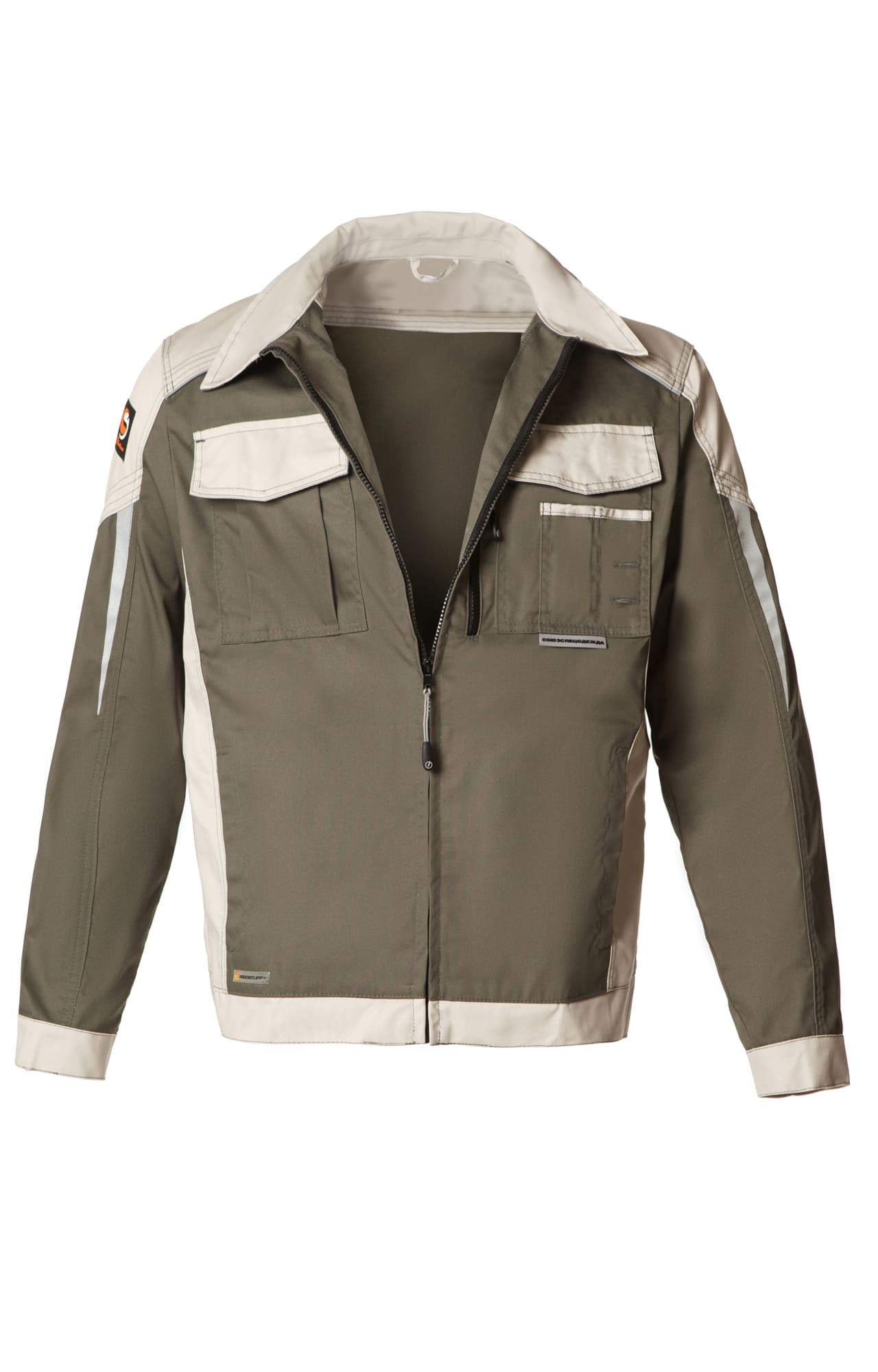 4957102 Костюм  NEW серый хаки с серым песком STATUS  Летняя спецодежда  размер 52-54/182-188  - Вид №3