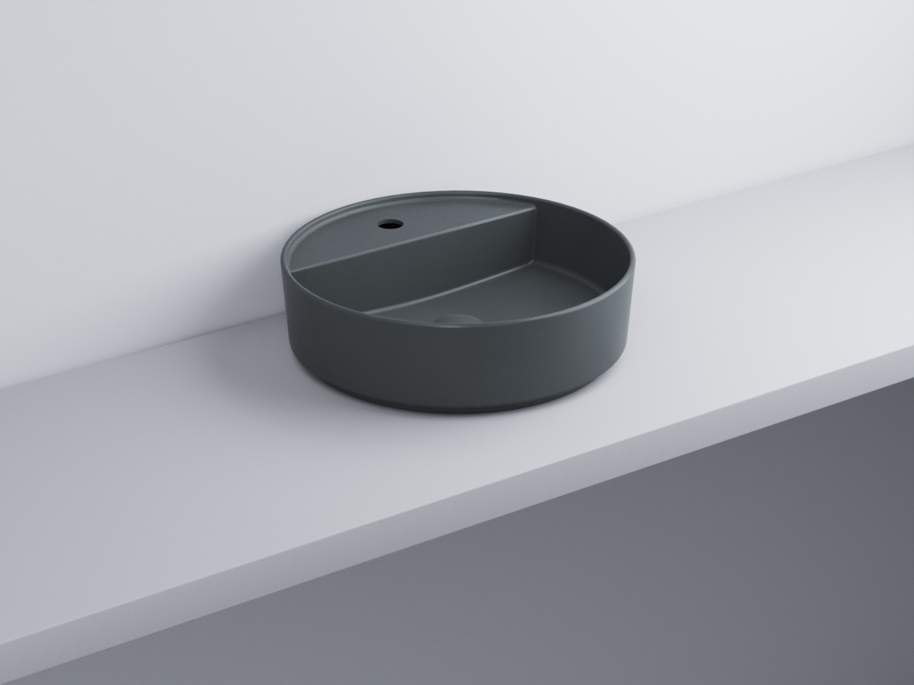 SHCOLATF-BA Раковина круглый одно отверстие под смеситель cielo Shui Comfort Ceramica Cielo