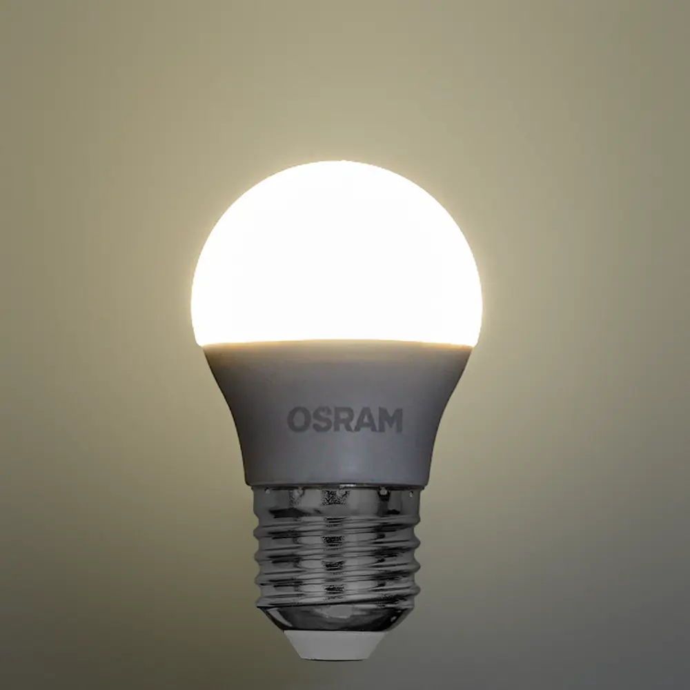 Лампа светодиодная Osram шар 5Вт 470Лм E27 нейтральный белый свет 85099679 STLM-2193008  - Вид №2