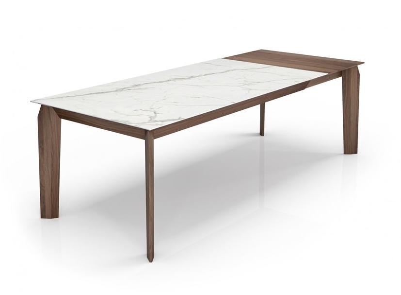 Huppé Раздвижной прямоугольный стол из ореха и стеклокерамики Magnolia 5089ectc HUPPE - Вид №1