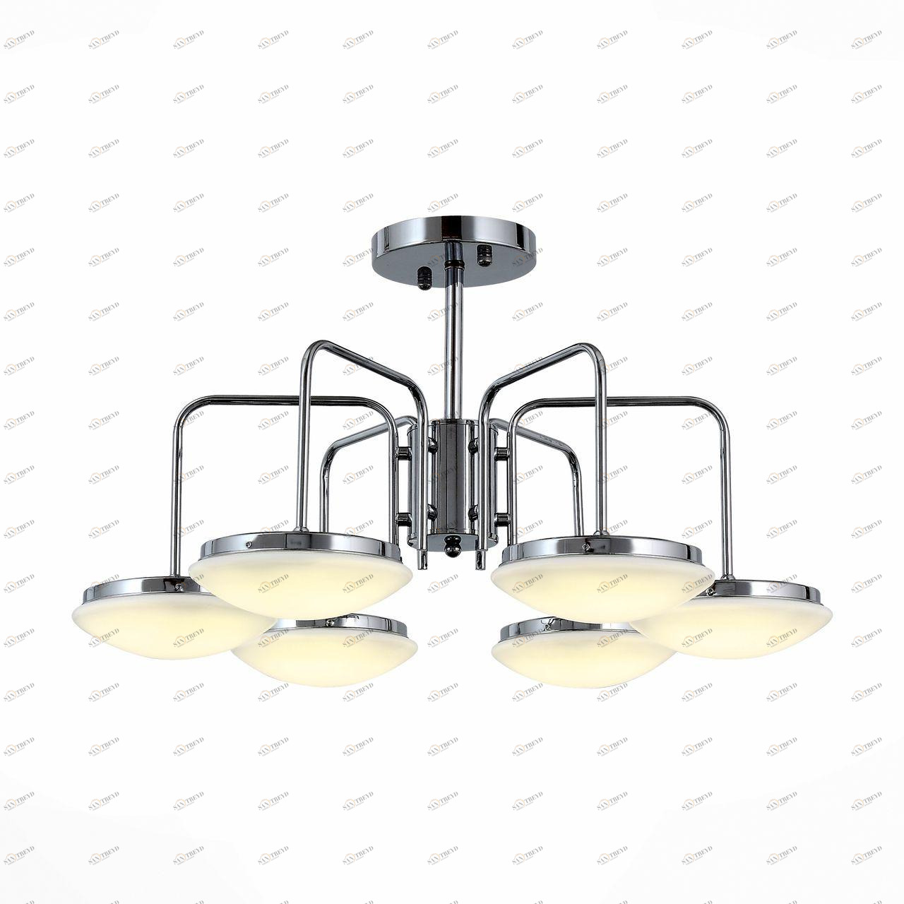 Потолочная светодиодная люстра ST Luce Pratico SLE120.102.06 белая ST LUCE PRATICO CHROME 109195 Белый 