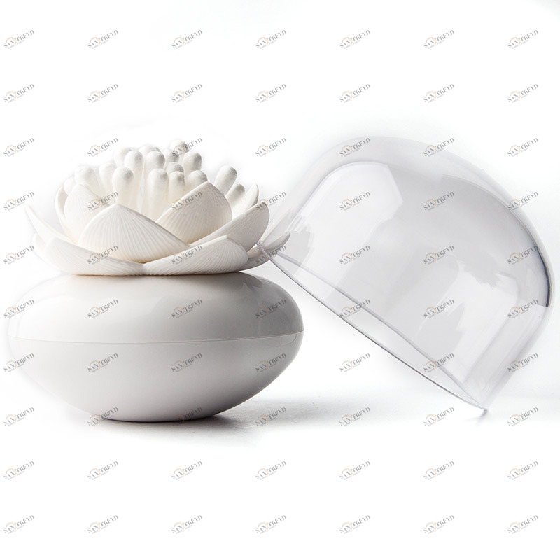 Контейнер для хранения ватных палочек lotus белый QUALY  253529 Белый 