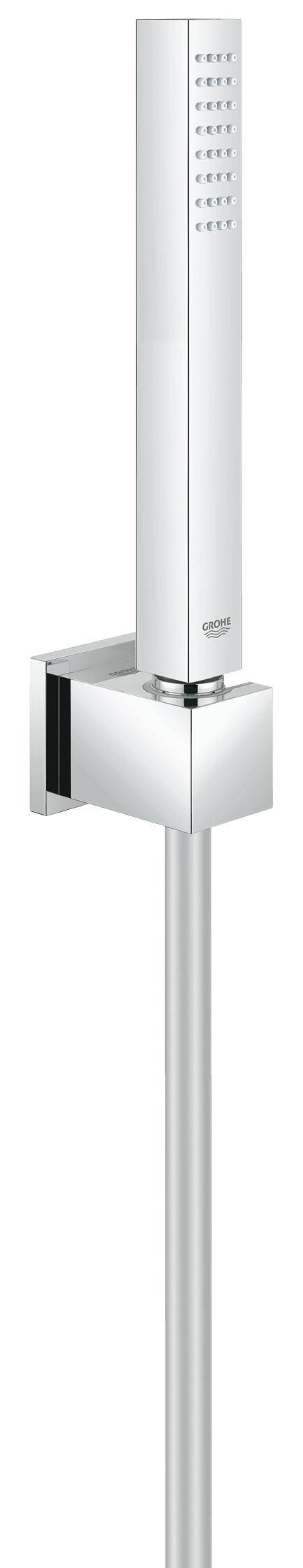 Душевой набор GROHE Euphoria Cube (ручной душ, настенный держатель, шланг 1250 мм), хром (27703000) - Вид №2