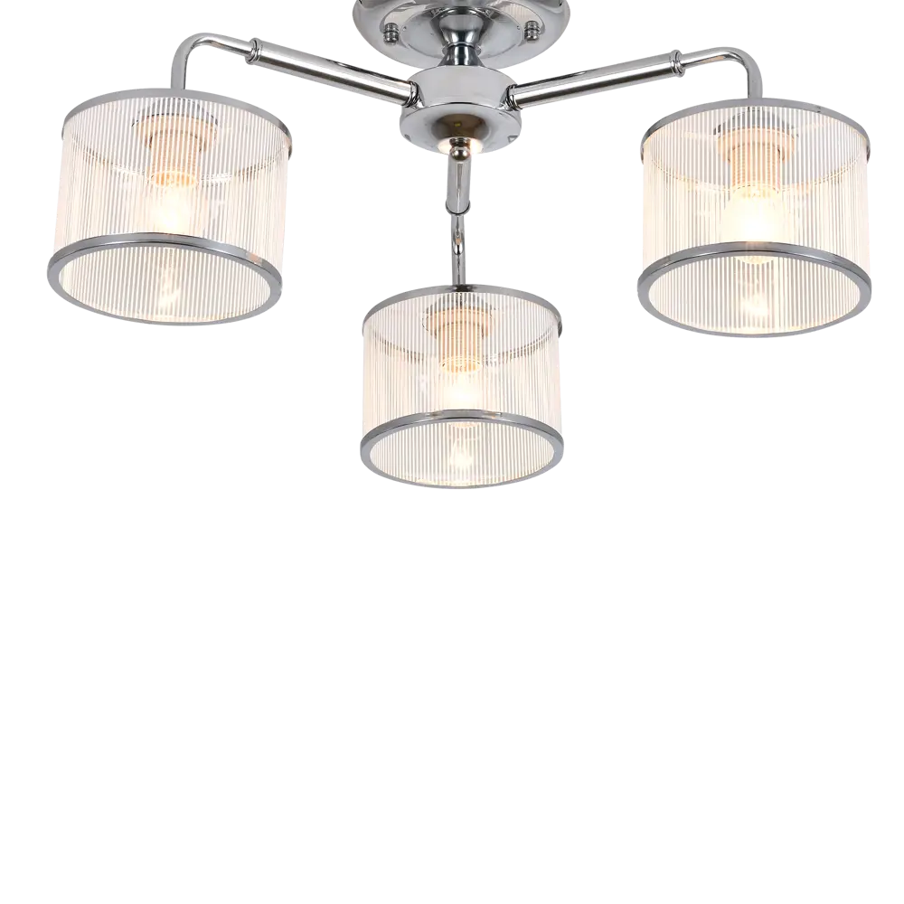 Люстра подвесная Essence 3 лампы 9 м² цвет хром Escada STLM-2192920 - Вид №2