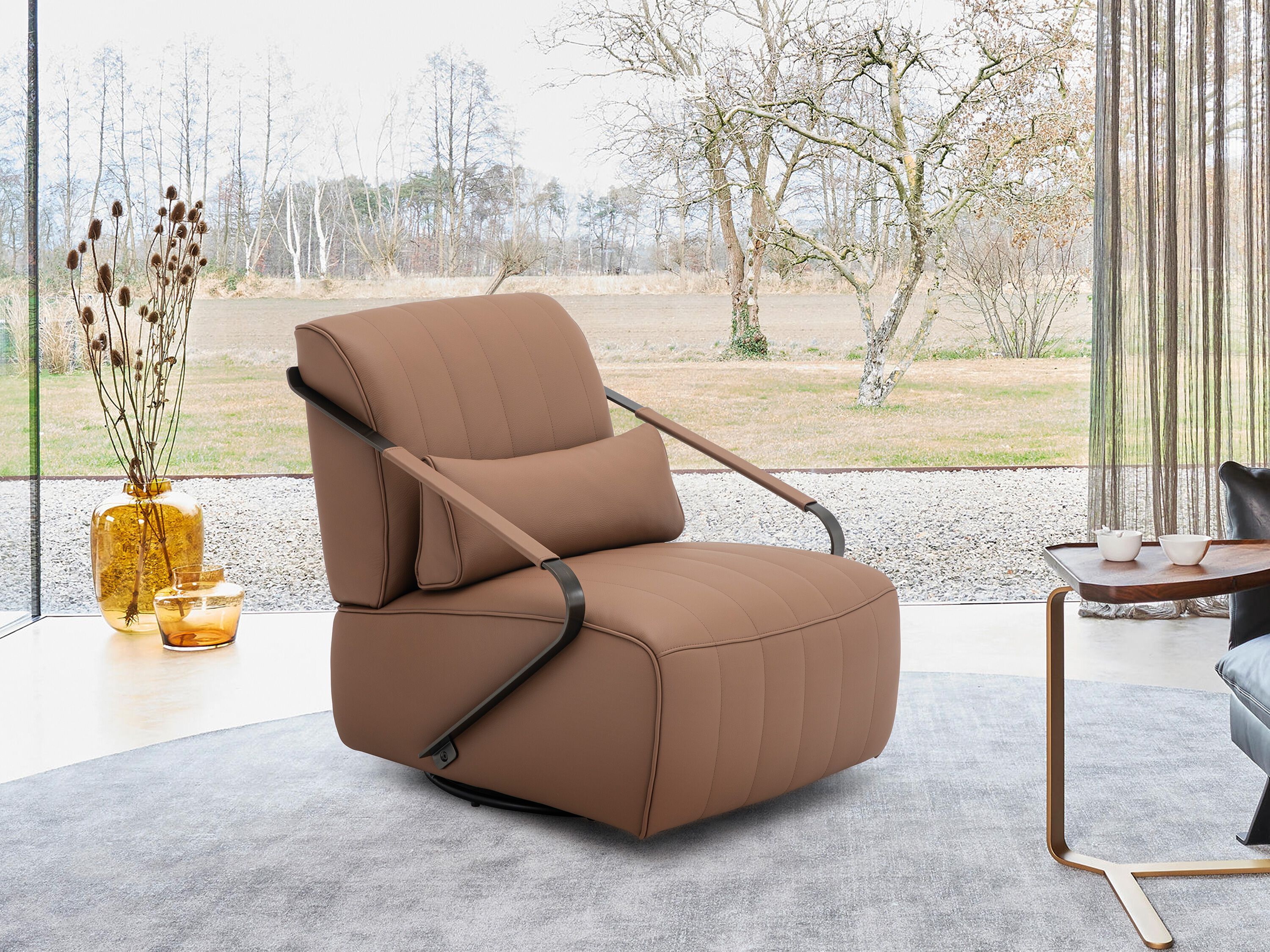 Кожаное кресло с подлокотниками CAMPO DE' FIORI SCHUMANN ARCH-00045807 - Вид №2