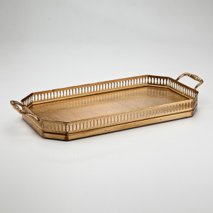 25920 Поднос с золотой ручкой Galleria Labrazel