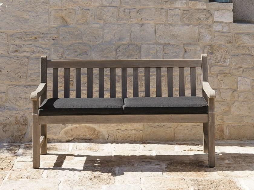 Ethimo Деревянная садовая скамейка с подлокотниками Notting hill Nhdm0500 - Вид №11