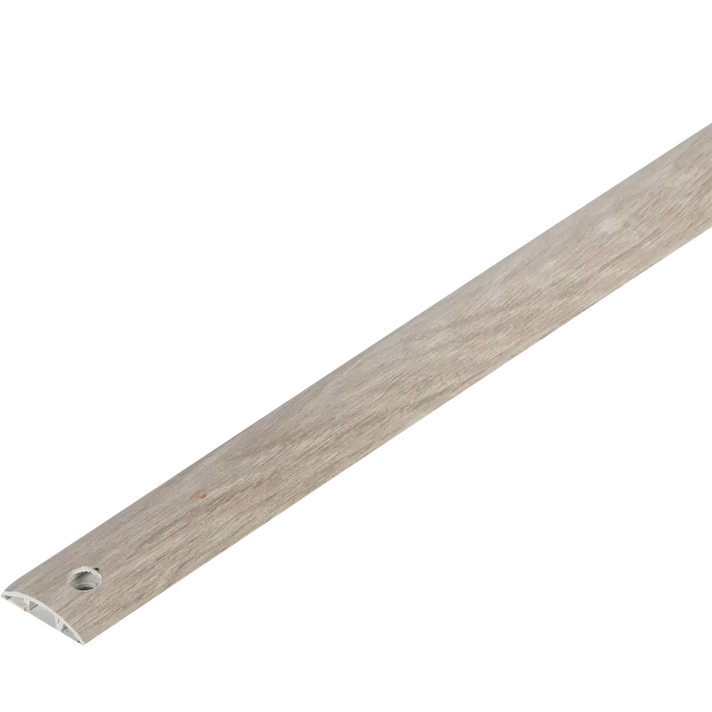 Порог одноуровневый (стык) самоклеящийся 40х900 мм цвет дуб белый TPlast STLM-2163310