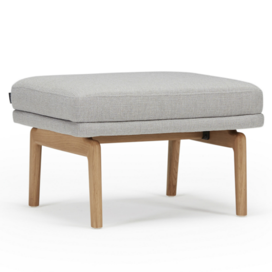 Пуф Egsmark, лакированный дуб, светло-серый Kragelund 42000202163 - Вид №2