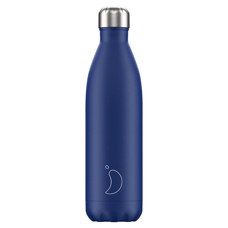 B750MABLU Термос matte, 750 мл, синий Chilly's Bottles 