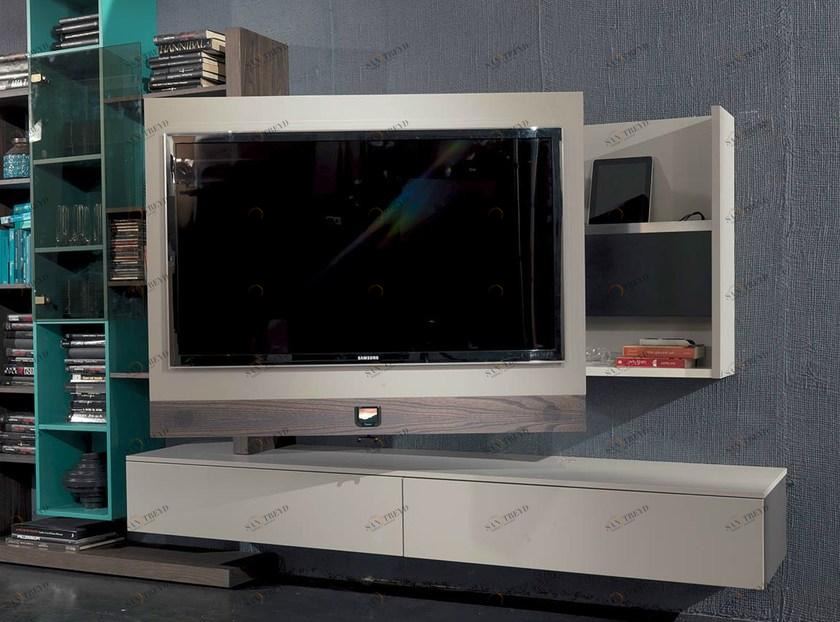 Fimar Регулируемая подвесная лакированная тумба под ТВ Rack sun-id-1405543