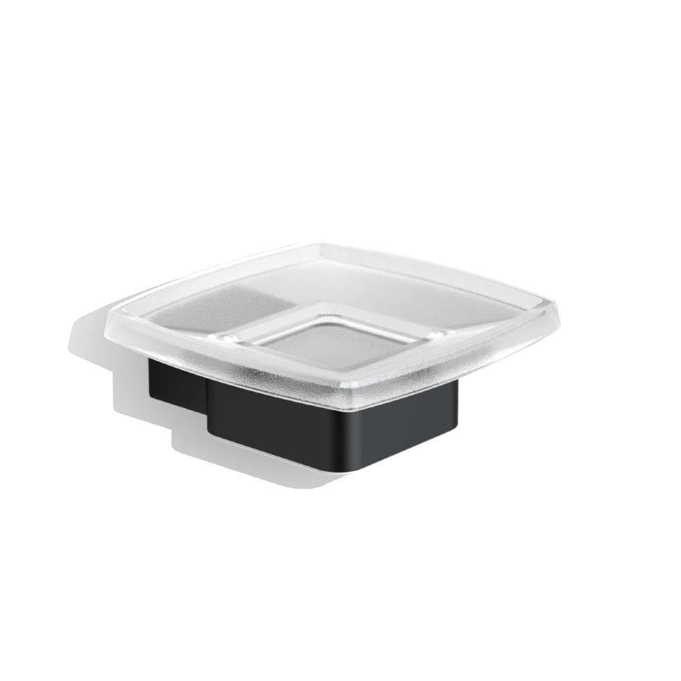 11315A-BP Мыльница VICO подвесная цвет черный матовый LANGBERGER VICO, BLACK EDITION