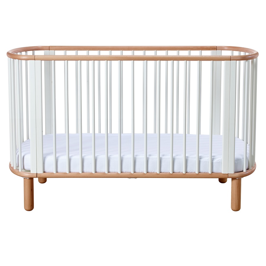 Кроватка Flexa Baby, белая с лакированными ножками, 88х145х75 см 801780195 - Вид №8