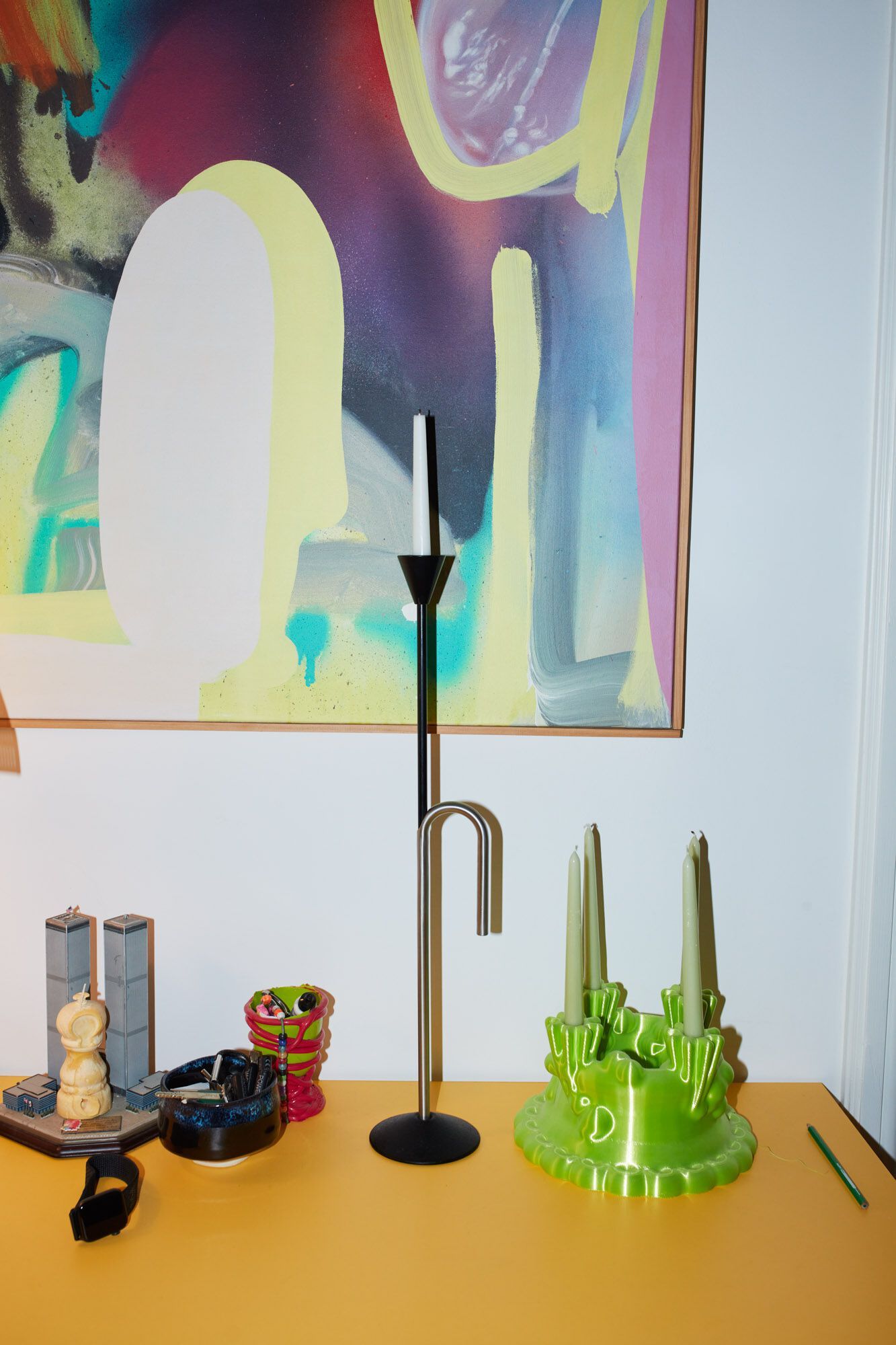 Напольные подсвечники из стали с порошковым покрытием BD Barcelona батон ARCH-00095025 - Вид №3