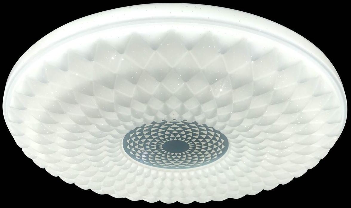 91084958 Светильник настенно-потолочный светодиодный X086 Round wall 50 м² теплый белый свет цвет белый STLM-0476182 SELENA