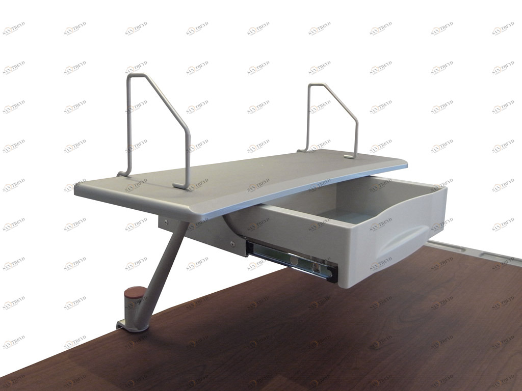 Полка для парты с ящиком MEALUX  261249 Серый Santreyd 