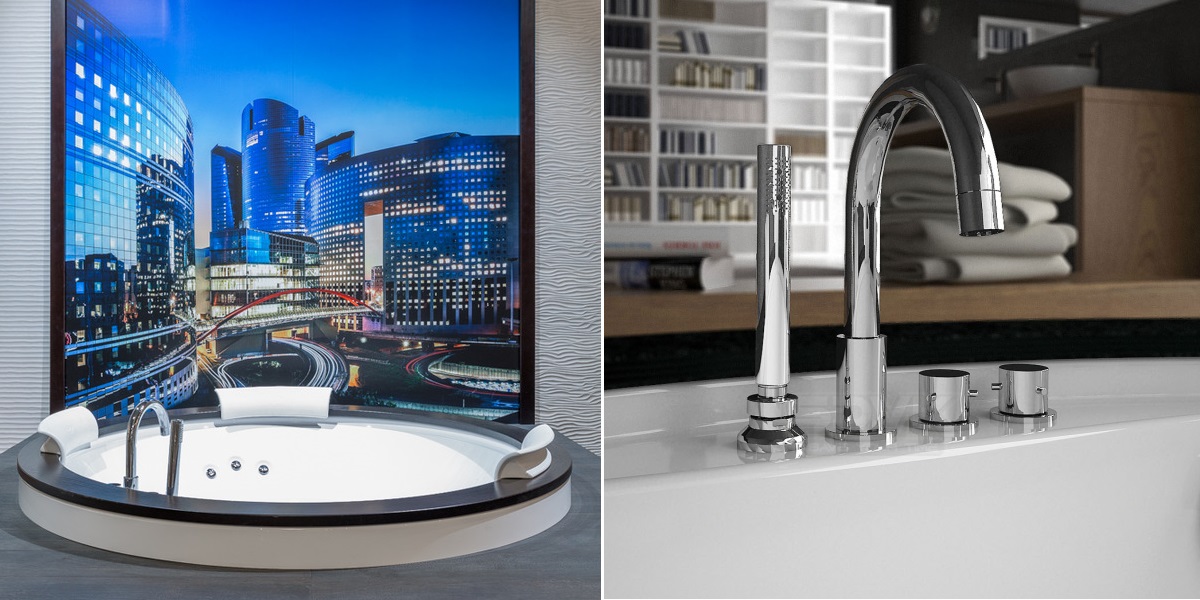 Ванна встроенная с гидромассажем "TOP AQS" Nova 9Q43-541 Jacuzzi 9Q43541 - Вид №1