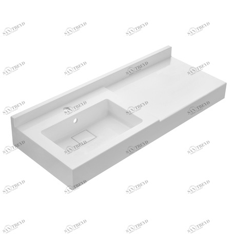 1A71893KSK010 Подвесная раковина настенная прямоугольная AQUATON САКУРА белая