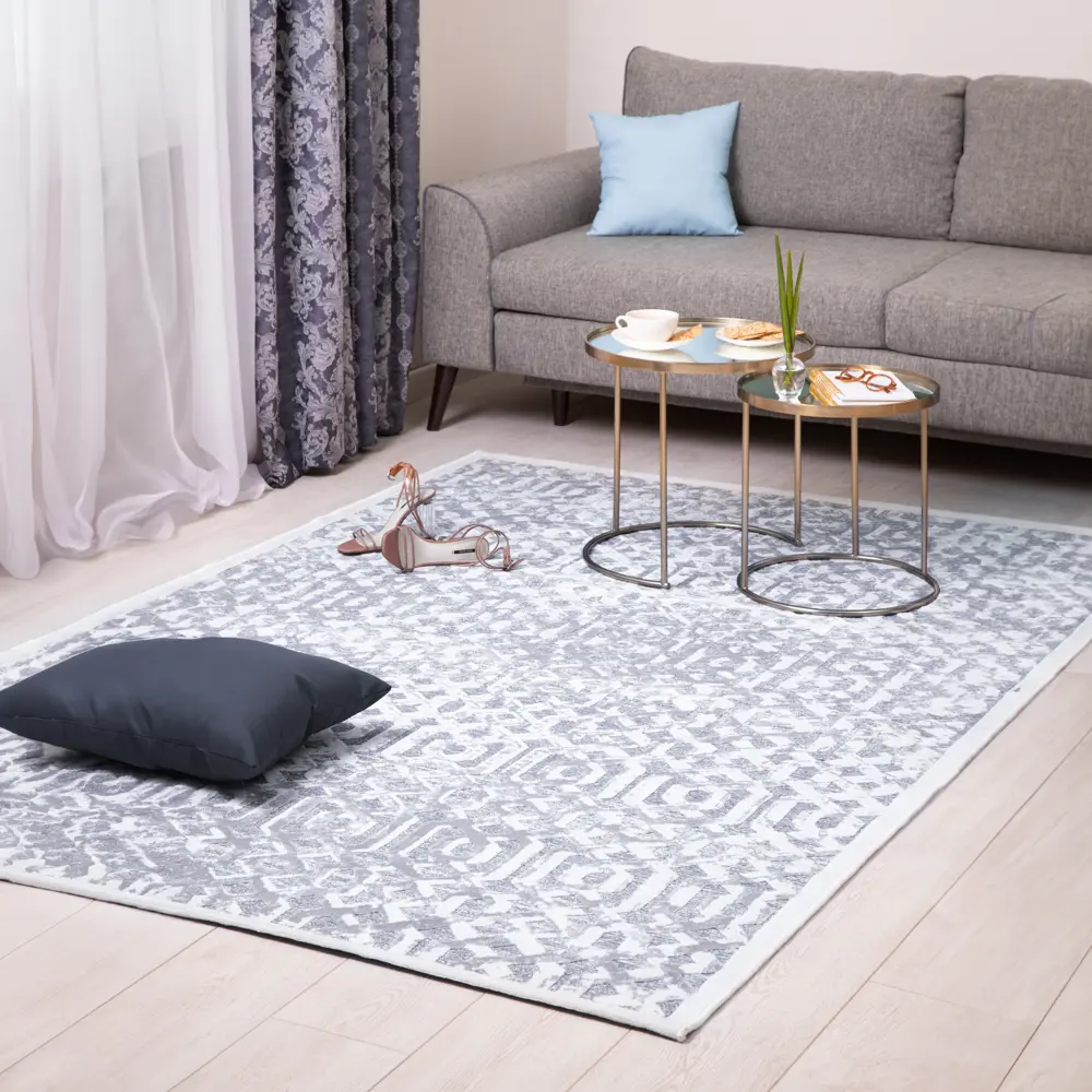 Ковер Рим 120x180 см вискоза 722 W цвет бежевый CTIM STLM-2191208