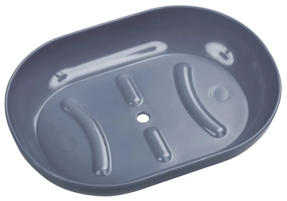 Мыльница BEROSSI Aqua с системой дренажа в оттенке Ниагара 89350164