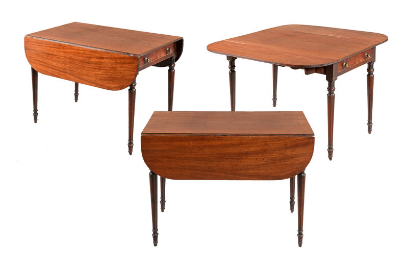 SOR27492 Стол из красного дерева Пемброк ijlbrown  - Вид №4