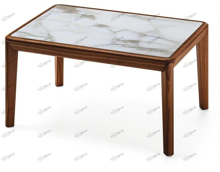 Very Wood Прямоугольный мраморный журнальный столик Bellevue sun-id-1366053