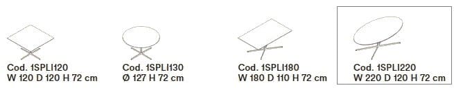Овальный стол Tacchini SPLIT ARCH-00088739 - Вид №1