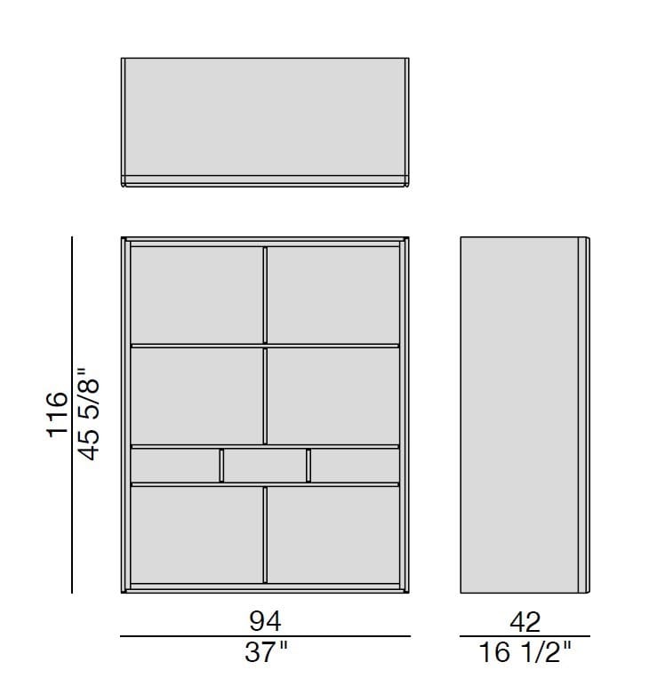 Подвесной шкаф из грецкого ореха Porada Soul ARCH-00038409 - Вид №2