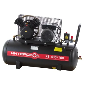 Компрессор масляный Интерскол 100 л 430 л/мин. 2.2 кВт