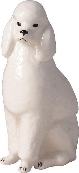 80326 Императорский фарфоровый завод Скульптура "Пудель" Фарфор твердый 