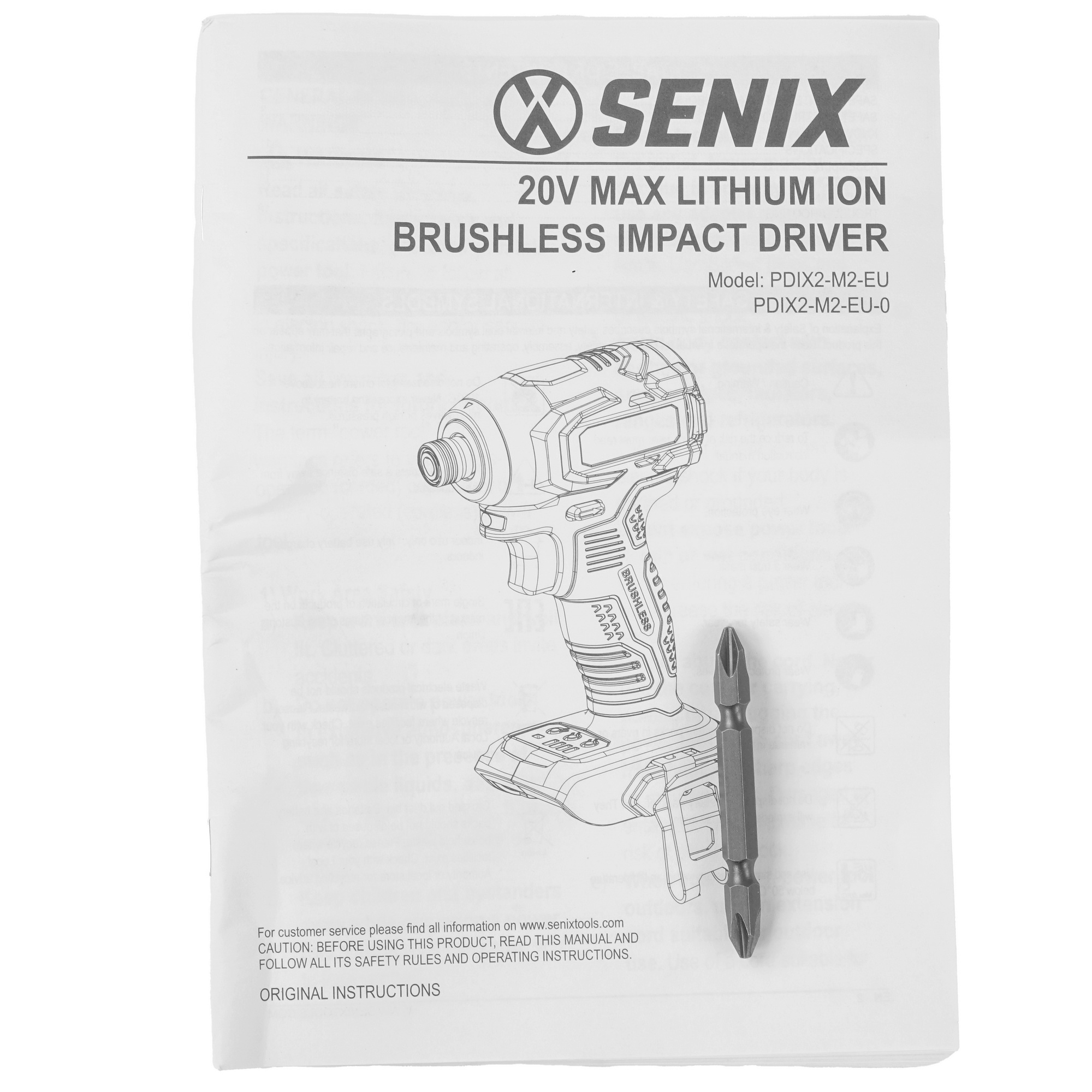Винтоверт SENIX PDIX2-M2-EU 20 Volt Max X2 , Без ЗУ, Без АКБ 9067911 STDN-0049128 - Вид №5