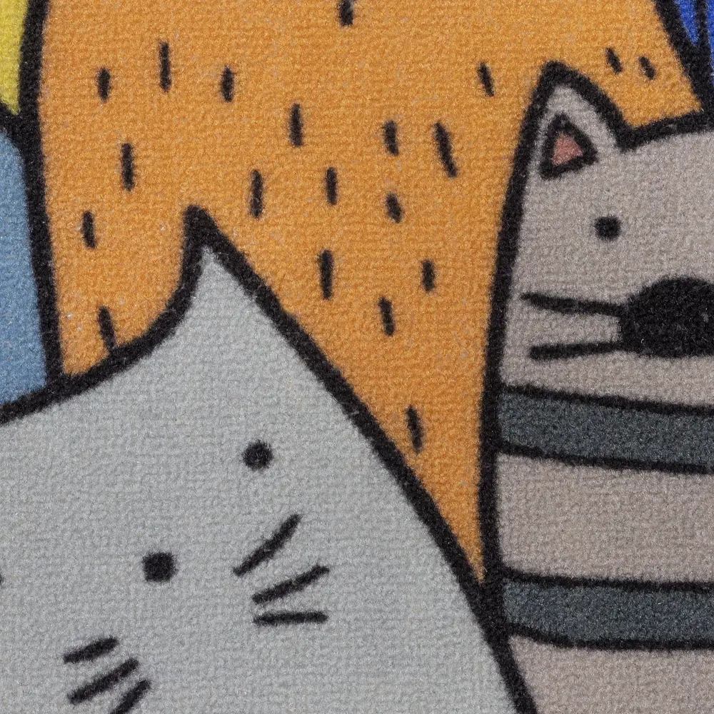 РОЯЛТАФТ Ковровое покрытие «Cats» с ярким дизайном, 2 метра 89337449 STLM-1344580 - Вид №1