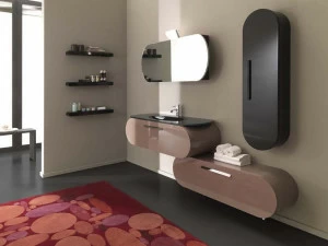 LASA IDEA Настенная тумба под умывальник с ящиками Flux_us