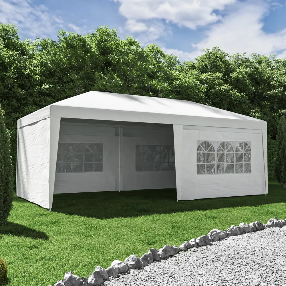 Павильон BEGINIA Bruma 3x6 м сталь белый Товар без серии STLM-2016945 - Вид №14