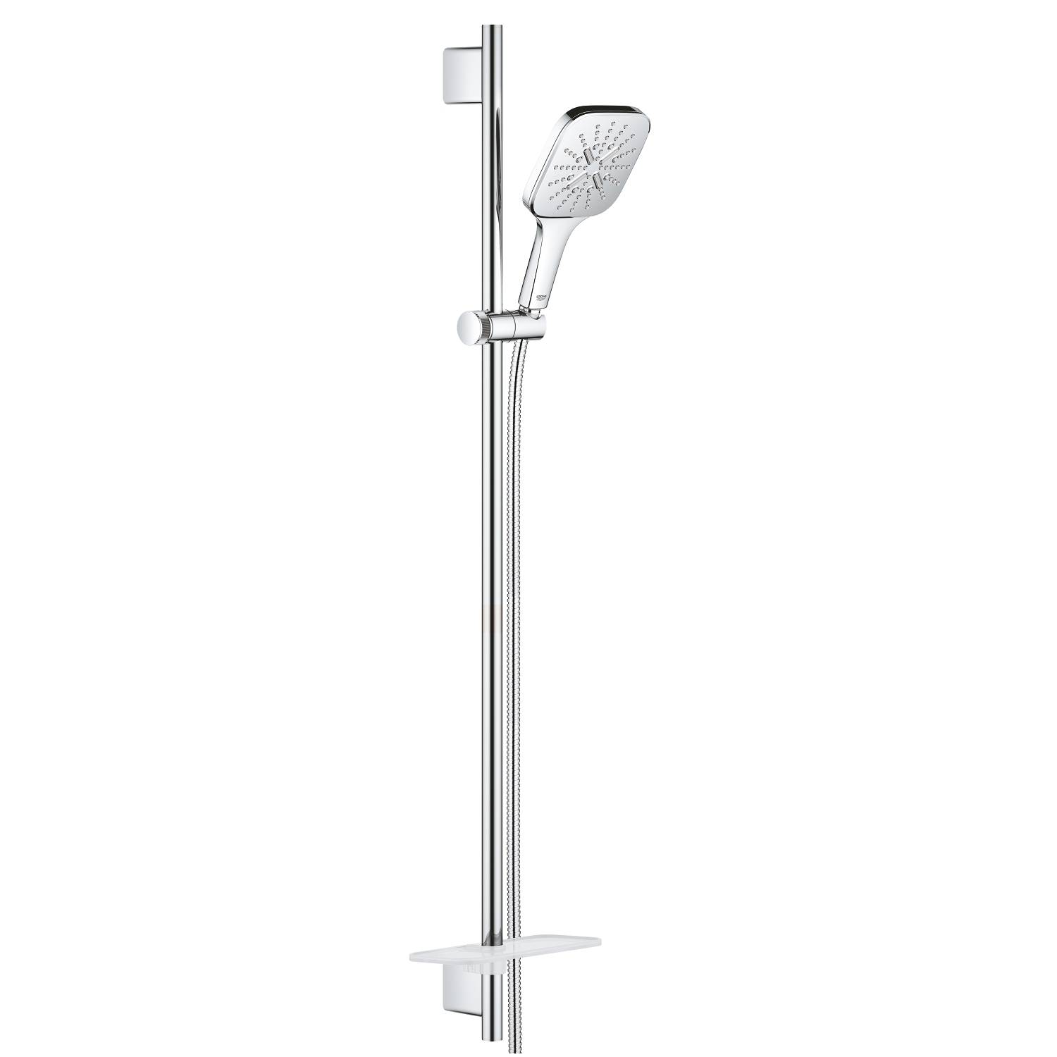 Душевой гарнитур GROHE Rainshower SmartActive 130 Cube, 3 вида струй, хром (26586000)