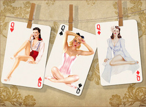 00844 Декупажная карта 21 x 29.7 см СК "Пиковая дама" Чип-Арт