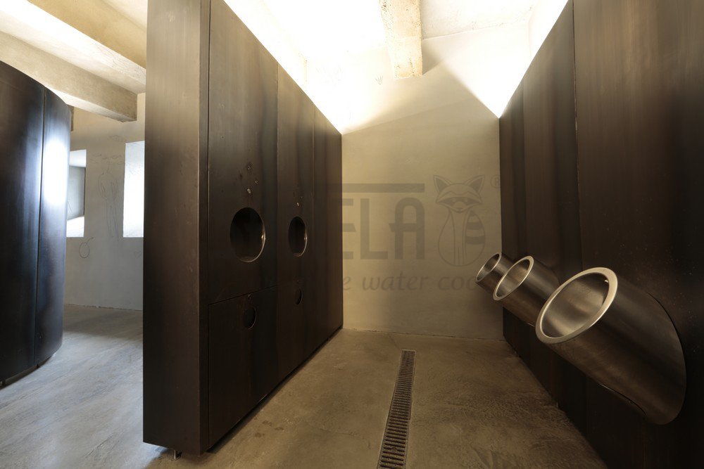 91060 Антивандальный нержавеющий подвесной писсуар SANELA  - Вид №3