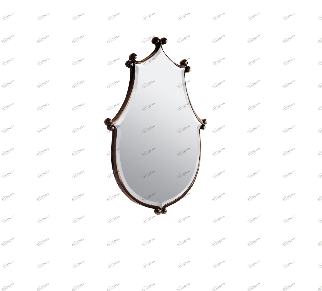 Gentry Home Адель Mirror hand carved wood frame Гавана GH103290 