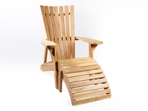 Стул для отдыха из тикового дерева с подлокотниками