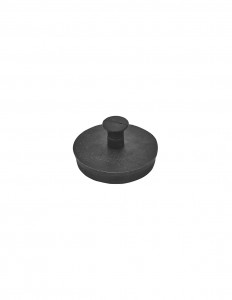 005200 005 00  Сливная пробка, черная, Д. 41,5 / 45 мм, синтетический каучук Valentin Чернить