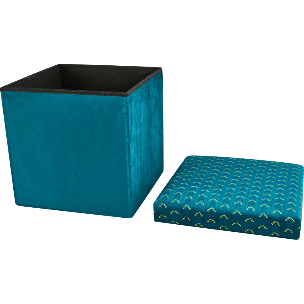 Пуф Atmosphera Liam 179028C синий 38x37.5x38 см STLM-2027062 - Вид №4