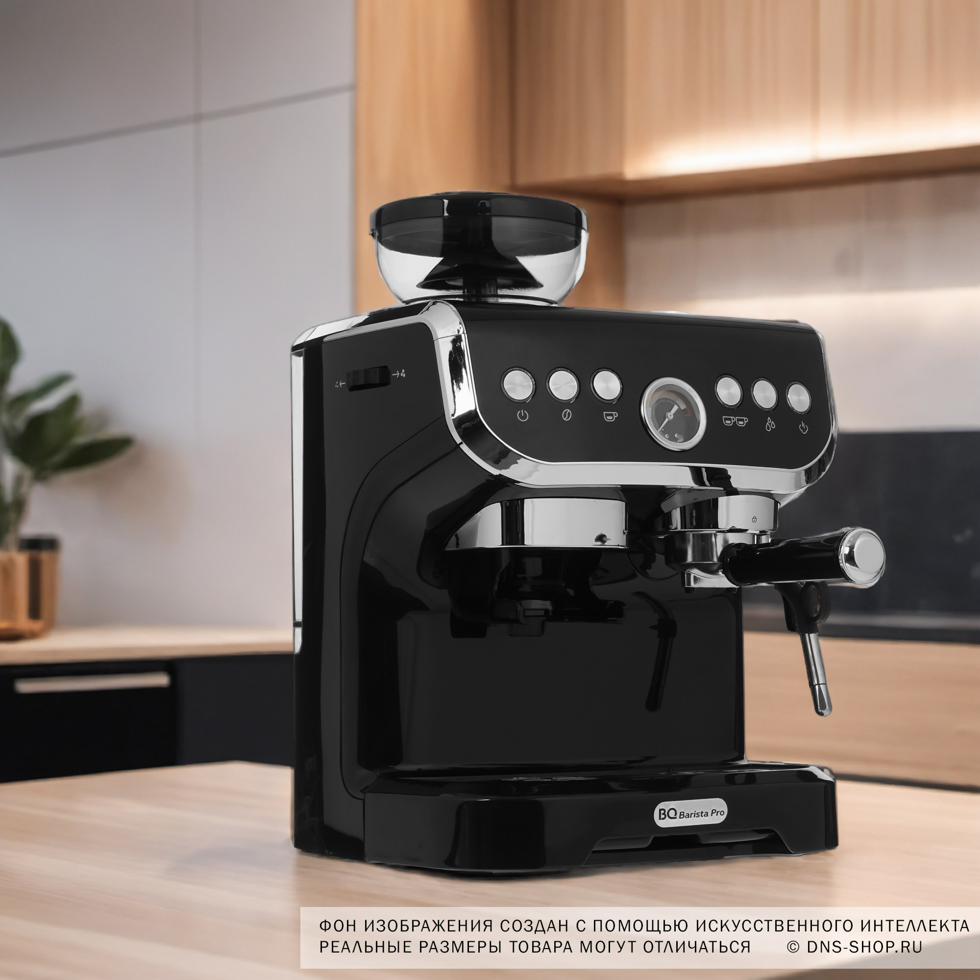 9056144 Кофеварка рожковая BQ CM5000 Black черный STDN-0152202 - Вид №9