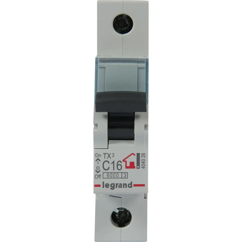 Автоматический выключатель Legrand TX3 1P C16 А 6 кА 10304470 STLM-2157628  - Вид №1