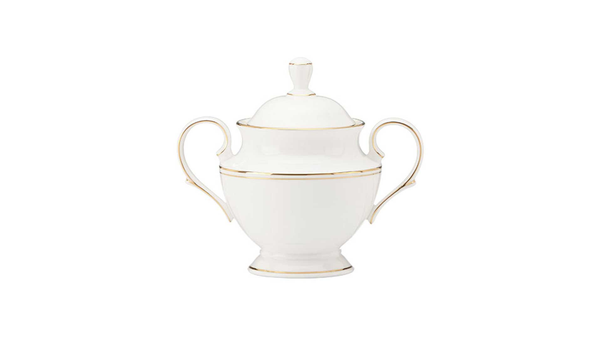 10667294 Lenox Сервиз чайный Lenox "Федеральный, золотой кант" на 6 персон 15 предметов Фарфор костяной  - Вид №2