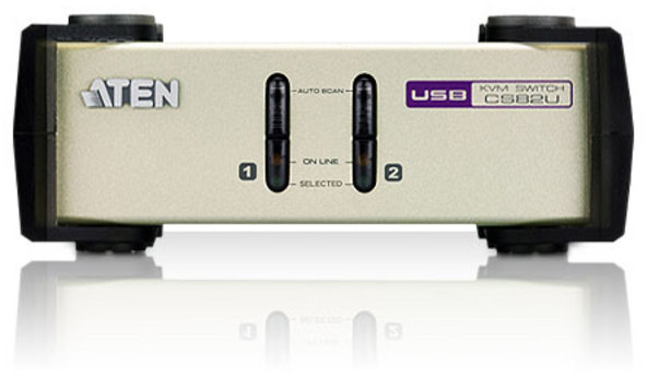 CS82U Cubiq 2 port usb & ps/2 kvm switch ATEN Santreyd 